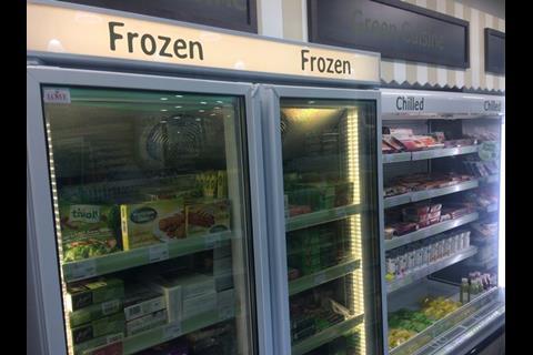 Frozen and chilled counters